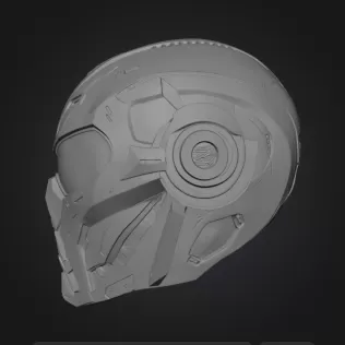 Sci-fi Cyber Mask - Model thumbnail 2