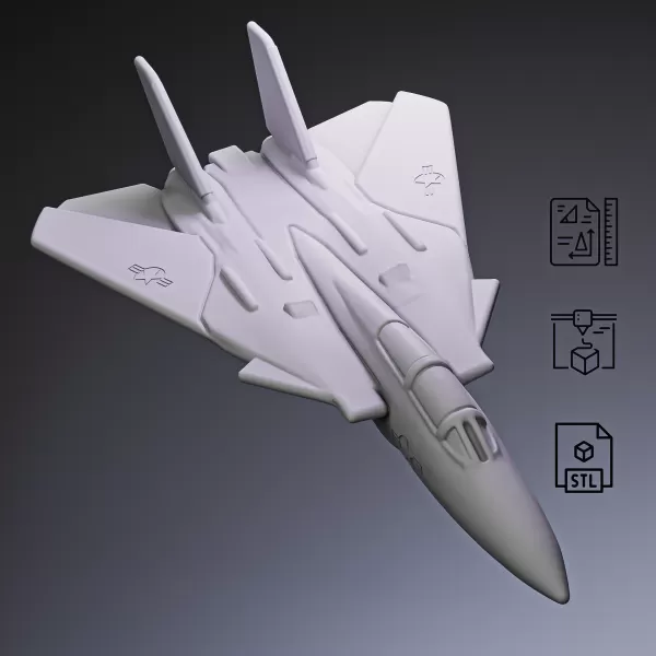F-14 Fighter Jet #RoZ - Model preview 3