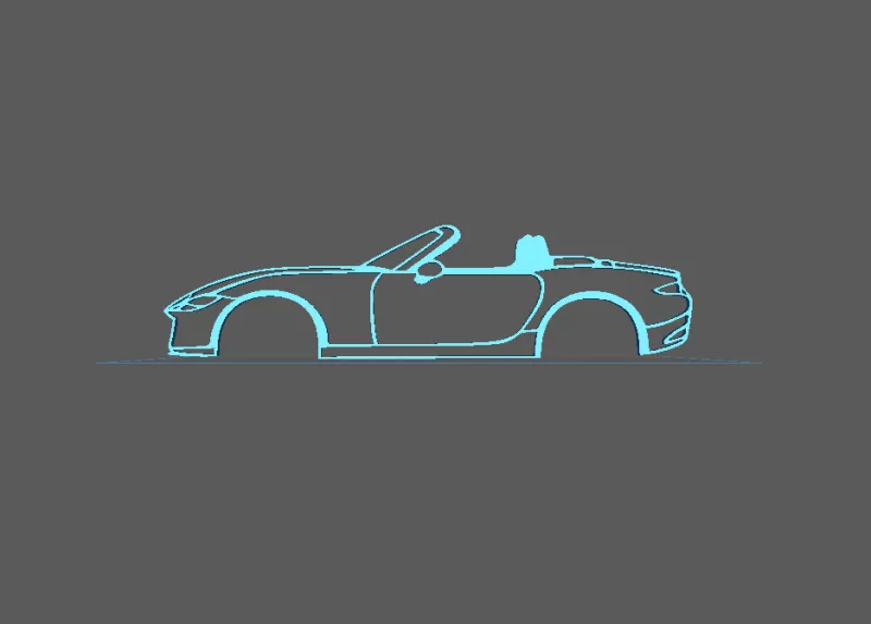 Mazda - MX5 Wall Art - Model preview 2