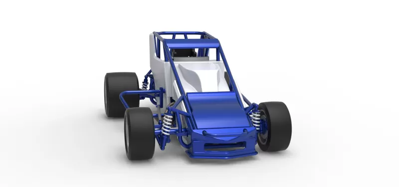 Pavement Silver Crown Car Scale 1:25 - Model preview 26
