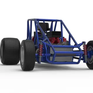 Dirt Silver Crown Car Base Scale 1:25 - Model thumbnail 27