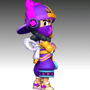 Mina - Brawl Stars - Model thumbnail 4