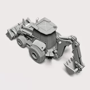 Backhoe Loader RoZ - Model thumbnail 4