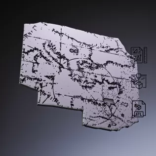 Cortona Chart Map #RoZ - Model thumbnail 2