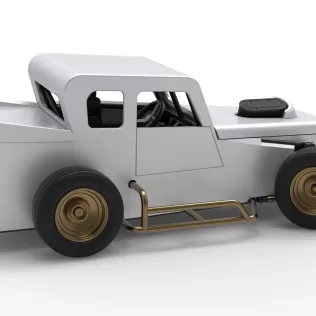 Dwarf car while turning Version 2 Scale 1:25 - Model thumbnail 20