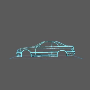 BMW - E36 Wall Art