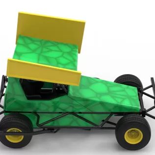 BriSCA Micro Formula 2 Stock Car Scale 1:16 - Model thumbnail 22