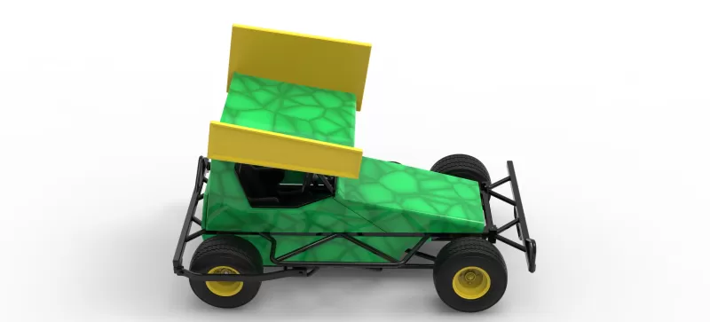 BriSCA Micro Formula 2 Stock Car Scale 1:16 - Model preview 22