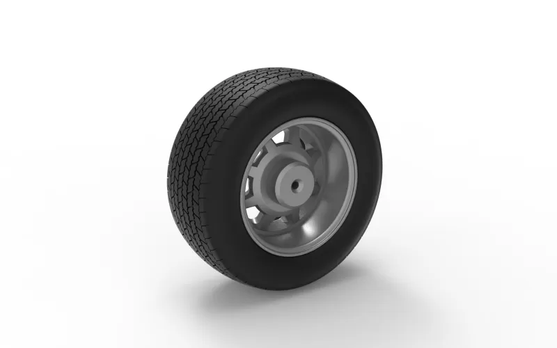 Wheel of Dirt Modified stock car V4 Scale 1:25 - Model preview 8