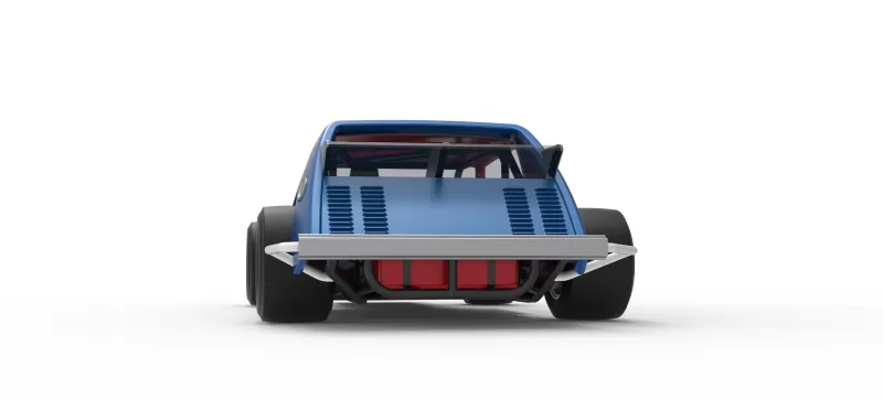 Vintage Asphalt Modified stock car V10 Scale 1:25 - Model preview 15