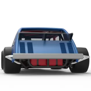 Vintage Asphalt Modified stock car V10 Scale 1:25 - Model thumbnail 15