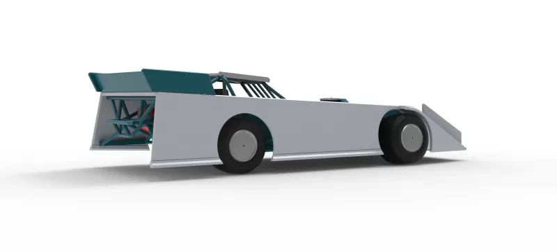 Wedge Dirt Late model Scale 1:25 - Model preview 21