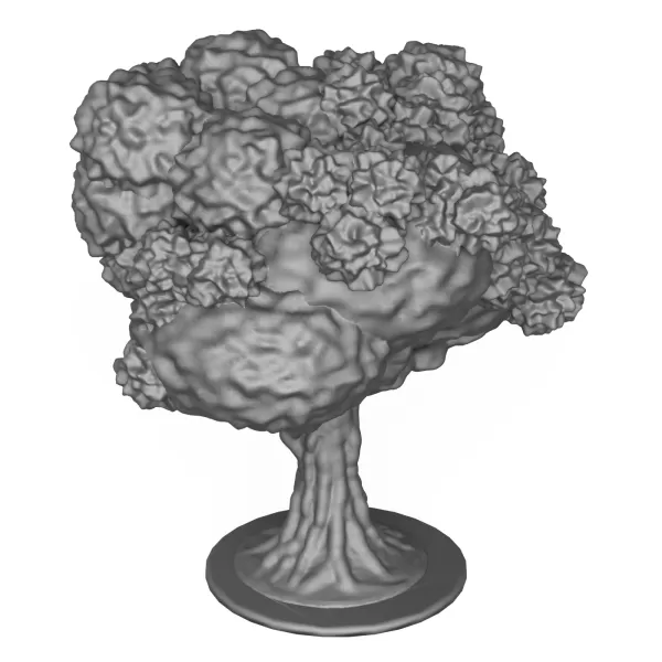 Oak Tree 3D Print Model - Model preview 4