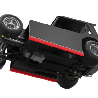 Vintage Dirt Modified stock car Version 6 Scale 1:25 - Model thumbnail 3