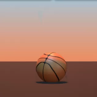 Generic Basketball - Model thumbnail 1