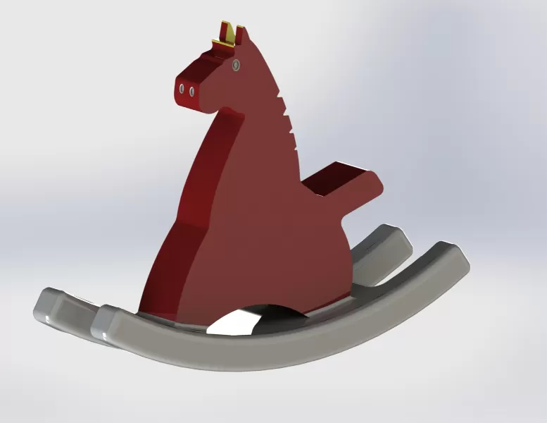 Rocking Horse Toy - Model preview 7