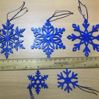 Snowflake hristmasdecorations - Model thumbnail 1