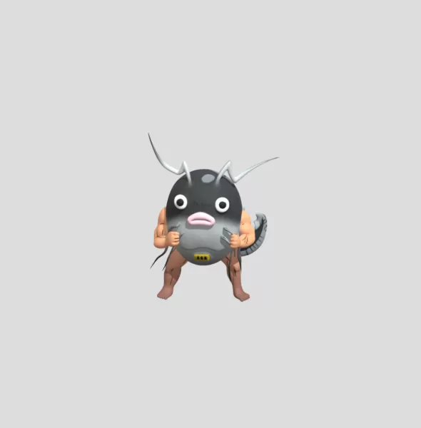 Electric Catfish Man - Model preview 1