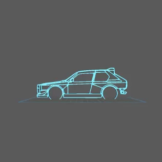 Lancia - Delta S4 Wall Art