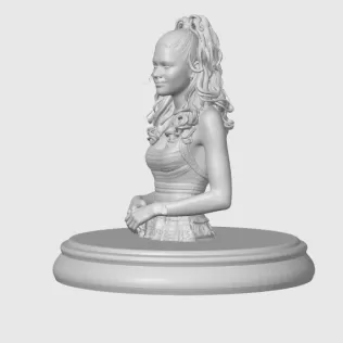 Zendaya 3D Bust - Model thumbnail 4
