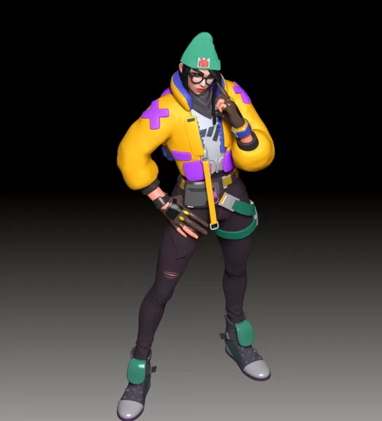 Valorant Killjoy FanArt - Model preview 6