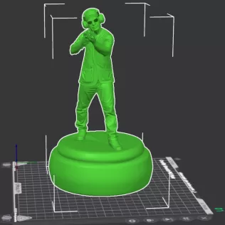 Clay Shooting 3D Character – Premium Printable STL + Blender Fil - Model thumbnail 11