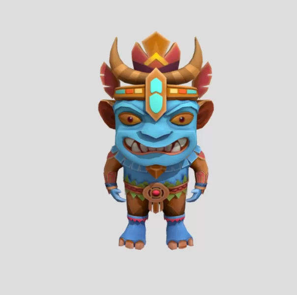 Tribal Monster - Model preview 1