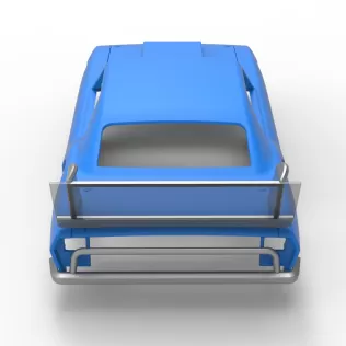 Shell of Vintage Semi-Late Model Stock Car Scale 1:25 - Model thumbnail 13