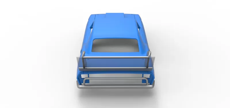 Shell of Vintage Semi-Late Model Stock Car Scale 1:25 - Model preview 13