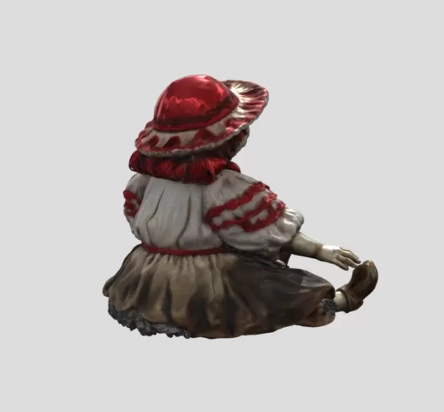 Creepy Doll - Model preview 3