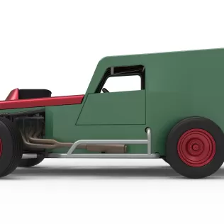 Dwarf car while turning Scale 1:25 - Model thumbnail 9