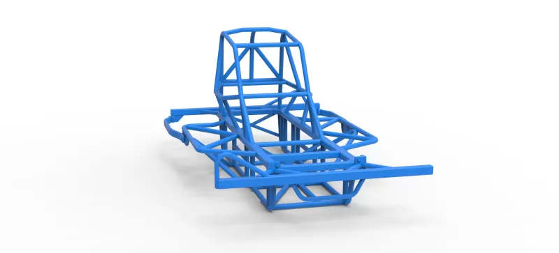 Frame of BriSCA Micro Formula 2 Stock Car Scale 1:16 - Model preview 18