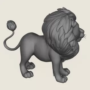 The Lion King Print Ready 3D Model - Model thumbnail 4