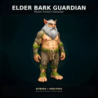 Mystic Forest Creatures – Fantasy 3D Character Pack - Model thumbnail 6