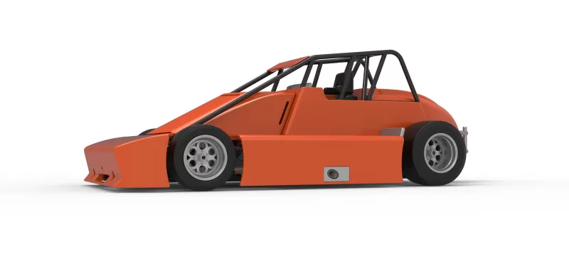 Experimental Pavement Silver Crown Car Scale 1:25 - Model preview 2