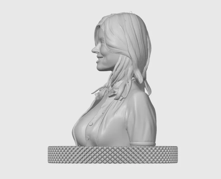 Jessica Biel 3D Bust Print - Model preview 5