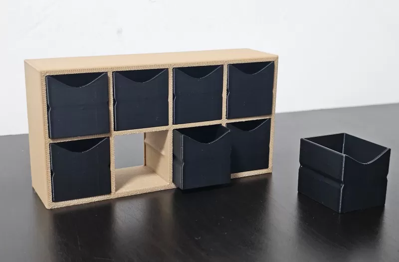 Cube Storage Shelf – Inspired by IKEA Kallax - Model preview 2