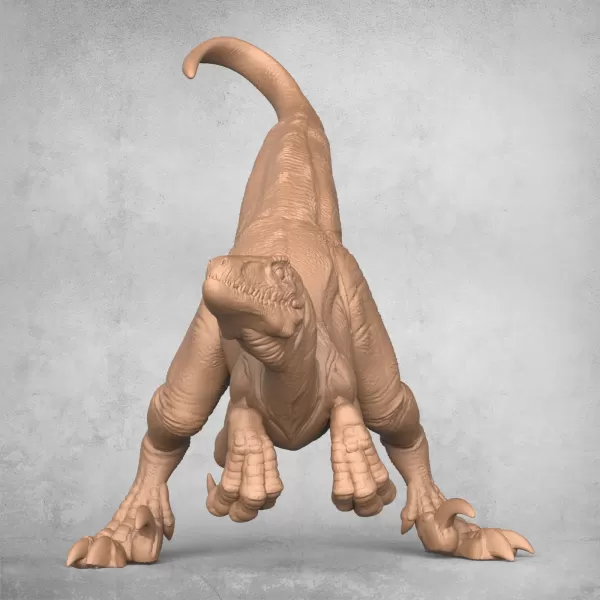 Velociraptor Dinosaur Attacking - Model preview 3