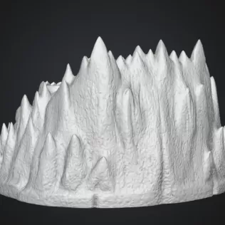 Volcanic Dragon Egg Mountain Organizer STL File for 3D Print - Model thumbnail 14
