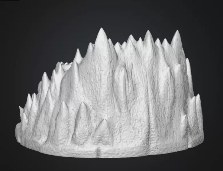 Volcanic Dragon Egg Mountain Organizer STL File for 3D Print - Model preview 14