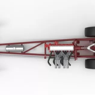 Vintage Front engine dragster Base Version 6 Scale 1:25 - Model thumbnail 11