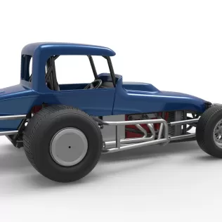 Vintage Sprint car Version 2 Scale 1:25 - Model thumbnail 20