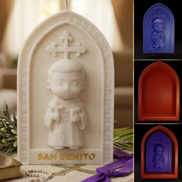 San Benito Chibi - modelo 3d imprimible - Model preview 1