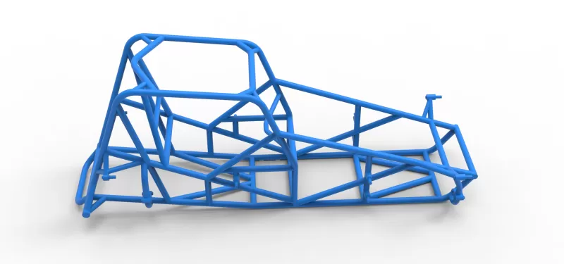 Frame of Silver Crown Car Version 3 Scale 1:25 - Model preview 16