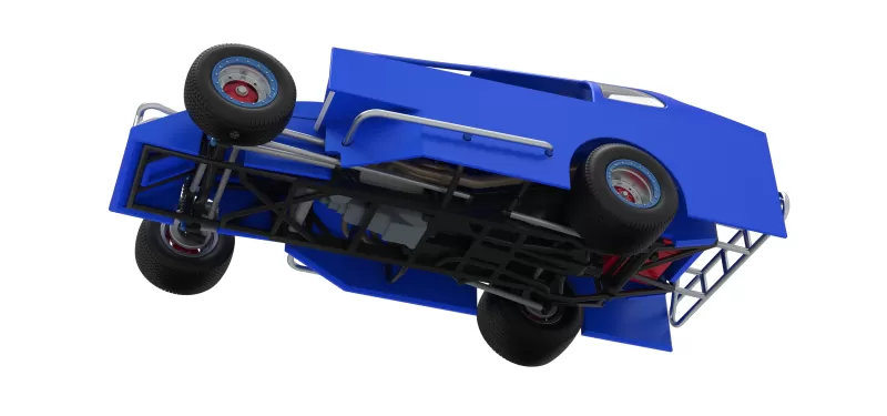 Northeast Dirt Modified stock car Version 2 Scale 1:25 - Model preview 3