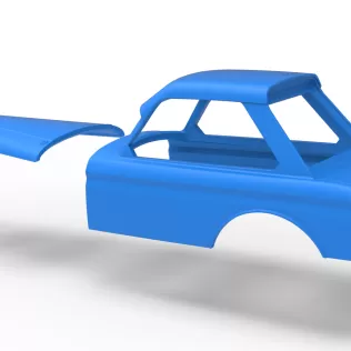 Shell of New Zealand Vintage Stock car Scale 1:25 - Model thumbnail 19