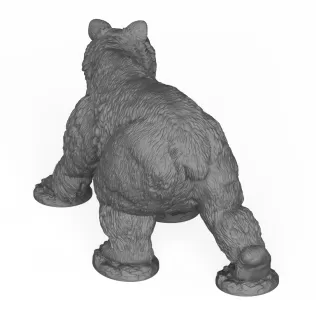3D Printable Wild Bear - Model thumbnail 4