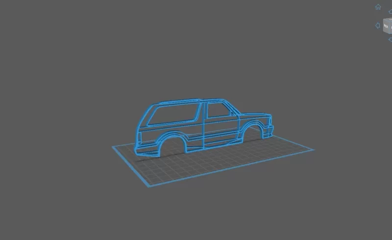 GMC - Typhoon 1992 Wall Art - Model preview 2