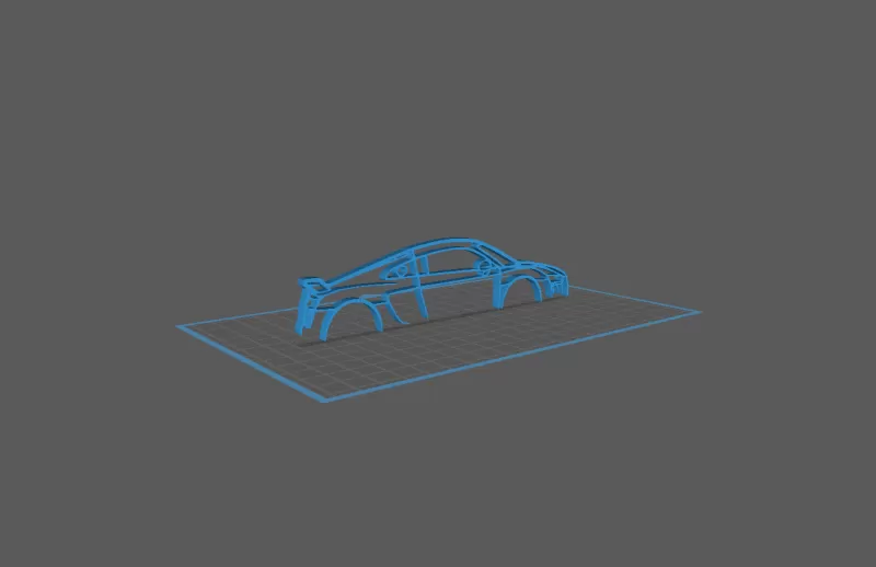 Audi - R8 Wall Art - Model preview 1