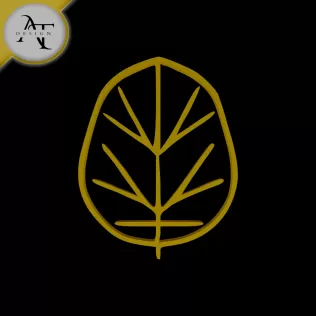 Simple Leaf Symbol - 2D Art